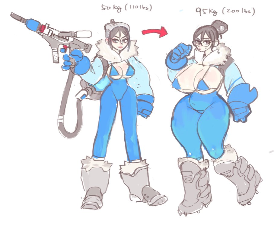 Kurosaki_Artist's tweet photo. Overwatch Girls Thiccening Compilation! https://t.co/aEa8nQSveG