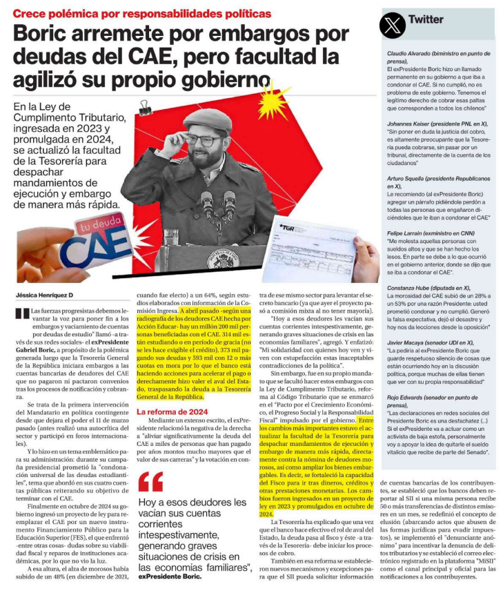 PCR0001's tweet photo. Todita de Gabriel Boric, FIN

Listo, pueden proceder a seguir chillando https://t.co/dWM3mANaW9