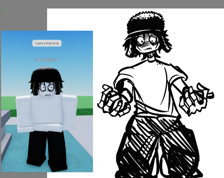 Lommerington's tweet photo. I've been drawing people's avatars on roblox and its been really fun so I just wanna post some here. https://t.co/c2LQn6RLrc