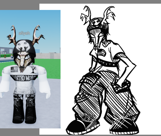 Lommerington's tweet photo. I've been drawing people's avatars on roblox and its been really fun so I just wanna post some here. https://t.co/c2LQn6RLrc