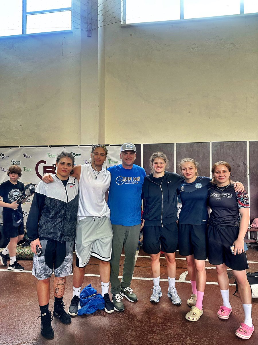 IowaWWC's tweet photo. This week, IWWC Board President Josh Schamberger was hosted by the Ukrainian Wrestling Federation. 

A Connection began in 2022 at UWW Women’s World Cup in Coralville, IA and has blossomed in the years since. 

More 🔗: https://t.co/VDtT2IbNU0 https://t.co/rhQTE8w2qy
