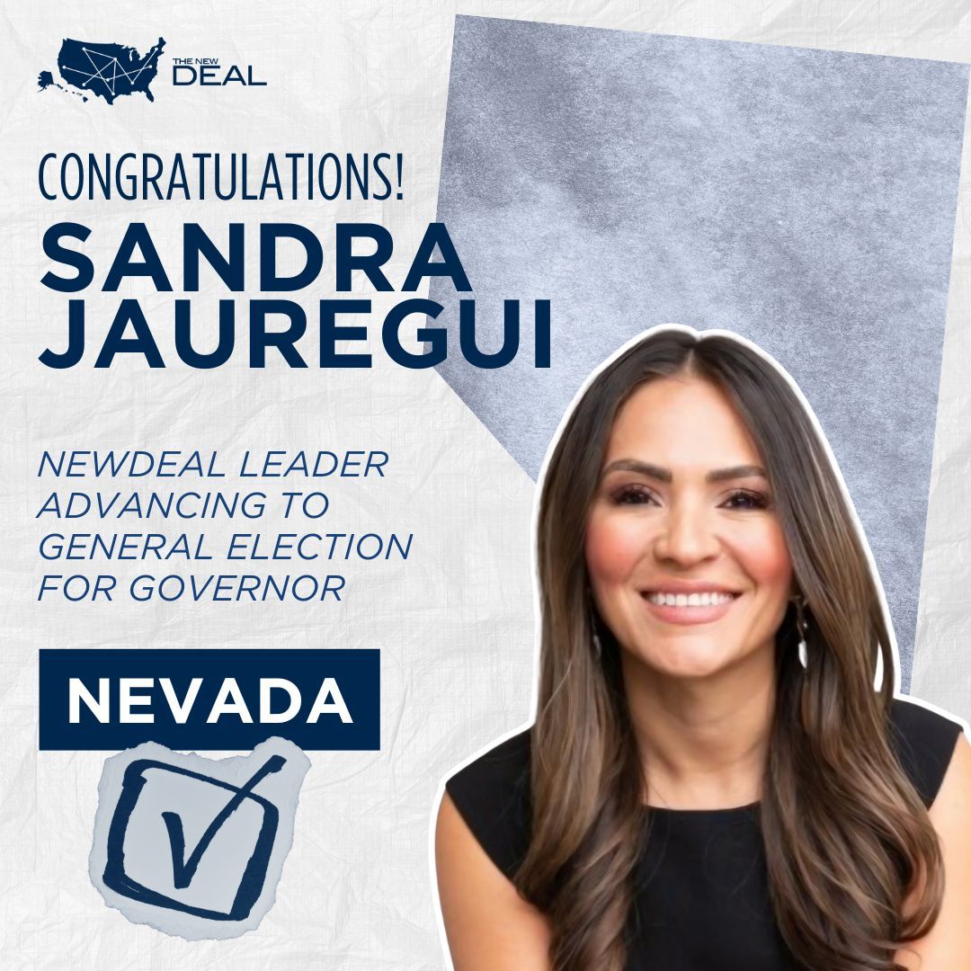 NewDEALLeaders's tweet photo. Congratulations to #NewDEALer @sandra4nv on advancing to the general election for Lieutenant Governor of Nevada! https://t.co/04aZjRDLeh