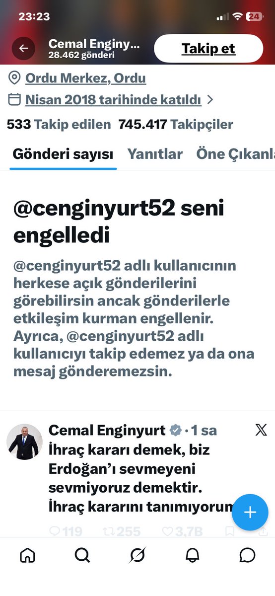 gundezfuat1's tweet photo. Sn @samiltayyar27 bey 
Cemal Beye Yazamıyorum 
Beni Engellemiş Sizden Ricam Kendisine Söyleyin  Cemal beyi @herkesicinCHP de Kimse  CHP li olarak Görmüyor Sn genel Başkanımız @kilicdarogluk Partimizi Bu Duruma Düşürenlere Gereğini  Yapacak.  Parti Parti Gezene Bir Daha Söylüyorum 

HAZRETİ MEVLANA YAŞASAYDI O NA SEN GELME DERDİ 😆

Hepsi Beni Ankara’da iyi bilirler.  Ben   Daha Başlamdım Haberi Olsun  Sizin Aracılığınızla 
Bir Daha  Söyleyim
TEMİZ SİYASET ‘in Mimarı
#Halkınadamı Usta Siyasetçi BAŞKANIMIZ Sn @gurseltekin34  VE TÜM DÜRÜST CHP LİLER Hepinize #Temizsiyaset ‘i 
Gösterecek.  TEMİZ SİYASETİ TÜRKİYEDE
POLİTİKANIN MERKEZİNE TAŞIYACAĞIZ.   
CHP Çıkar Amaçlı Kirli Siyaset Yapanlardan ARINACAK.  #Arınacağız
ARINACAĞIZ.
@barisyarkadas 
@CelikBaskan06 
@orhansaribalchp 
@atakansmz 
@zeki_sen1 
@erkan_narsap 
@cihancobanc