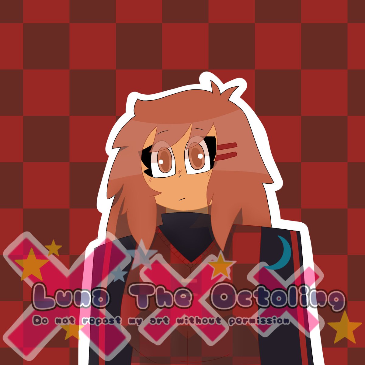 LunaOctoling's tweet photo. Cassie, been awhile since I haven't done any block tales content #blocktales #ibispaintx #demo5 #blocktalesdemo5 https://t.co/G9AOSFDGAX