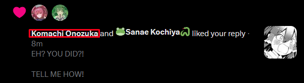 GensokyoMaiden's tweet photo. @Sanae_mlemmlem Ah.

It's...I'm doomed, huh? https://t.co/VcIvUWk2bn