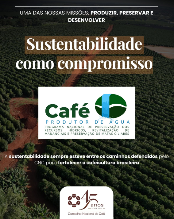 cafecnc's tweet photo. SUSTENTABILIDADE E FUTURO
Produzir com responsabilidade é garantir o futuro das próximas gerações.
O CNC segue apoiando iniciativas que fortalecem uma cafeicultura cada vez mais sustentável.
📷 CNC 45 anos | 1981–2026
#CNC45Anos #Sustentabilidade #CafeiculturaBrasileira https://t.co/w3ZDy2Tvpz