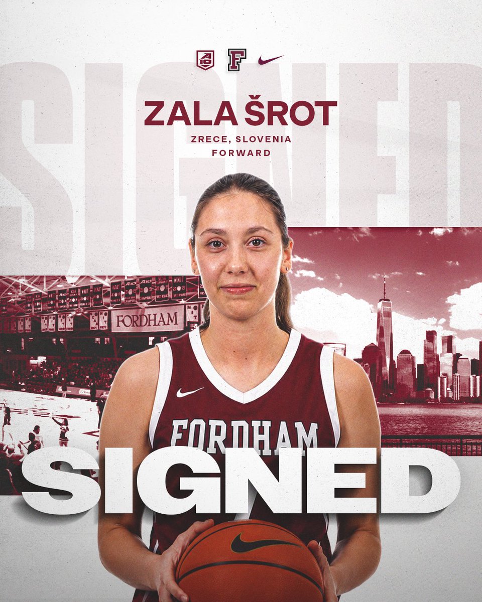 FordhamWBB's tweet photo. Signed ✍️   

Welcome to Fordham, Zala https://t.co/KbkoVeT4TC