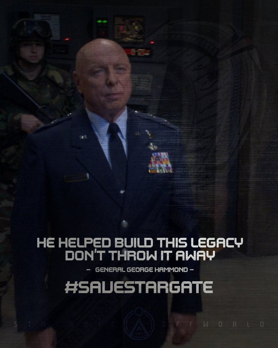 SGOffworld's tweet photo. We remember Don's Davis #SaveStargate https://t.co/nJcQGnChlH