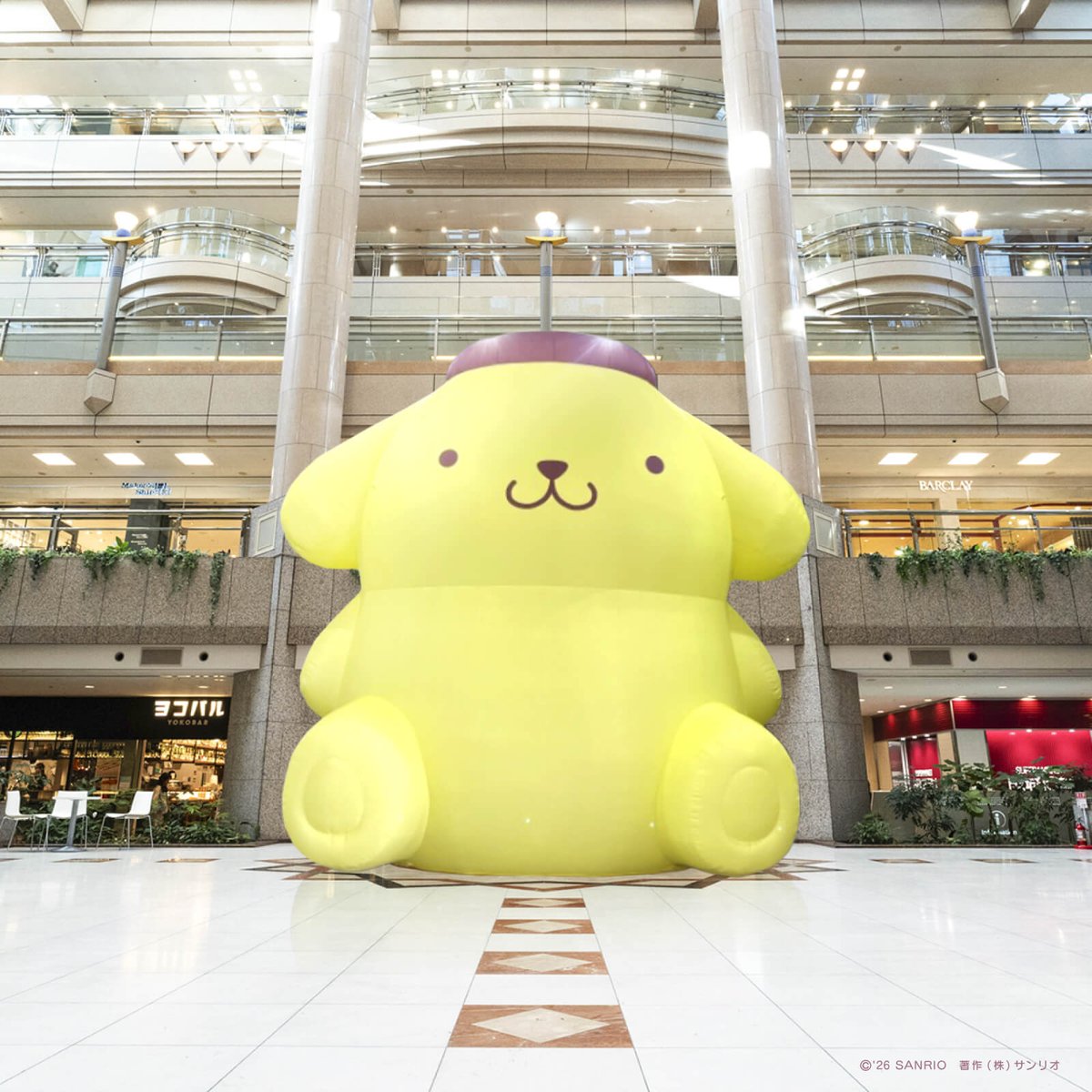 sanrio_news's tweet photo. 6/12（金）～ランドマークプラザ（神奈川）で「ポムポムプリン 30th Anniversary スペシャルコンテンツ」がスタート！
#ポムポムプリン30周年 POP-UP STOREも開催♪
みなとみらいエリアが、サンリオキャラでいっぱいになるよ♡
https://t.co/24Faxw73Zy
#サンリオフェス2026 #サンリオキャラクター大賞 https://t.co/813k9aEv5e