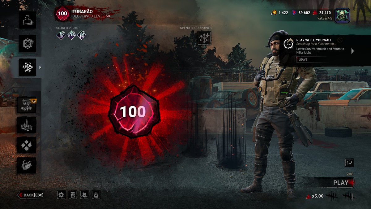 ValZechta's tweet photo. @Rainbow6Game @DeadbyDaylight So you’re saying there’s a chance for more cosmetics to be added to DbD’s Tubarão right 🥺🥺🥺 https://t.co/2sAnP8ySlc