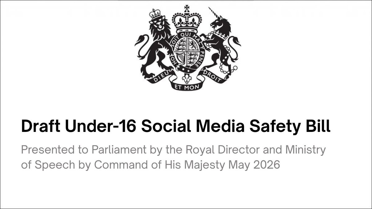 harrystabbings's tweet photo. What you need to know about the new Social Media Ban in the UK:

1. All persons under 16 are prohibited from accessing social media platforms without verified parental supervision.

2. Parental supervision must be logged digitally through the UK. gov app.

3. Parents must approve each post, comment, like, or share in real-time.

4. Failure to supervise constitutes negligent digital guardianship.

5. Penalties for negligent digital guardianship include fines up to £10,000 and potential removal of devices from the household.

6. Educational use is not exempt.

7. Mental health considerations are not exempt.

8. Checking the weather on a browser that could access social media counts as attempted access.

9. Screenshots of banned platforms are treated as contraband.

10. Discussing banned platforms in school counts as conspiracy to access.

11. Parents who express disagreement with these rules online will have their supervision privileges revoked.

12. Any family member can report violations anonymously (encouraged).

Compliance is mandatory.

Britain is safer for it.