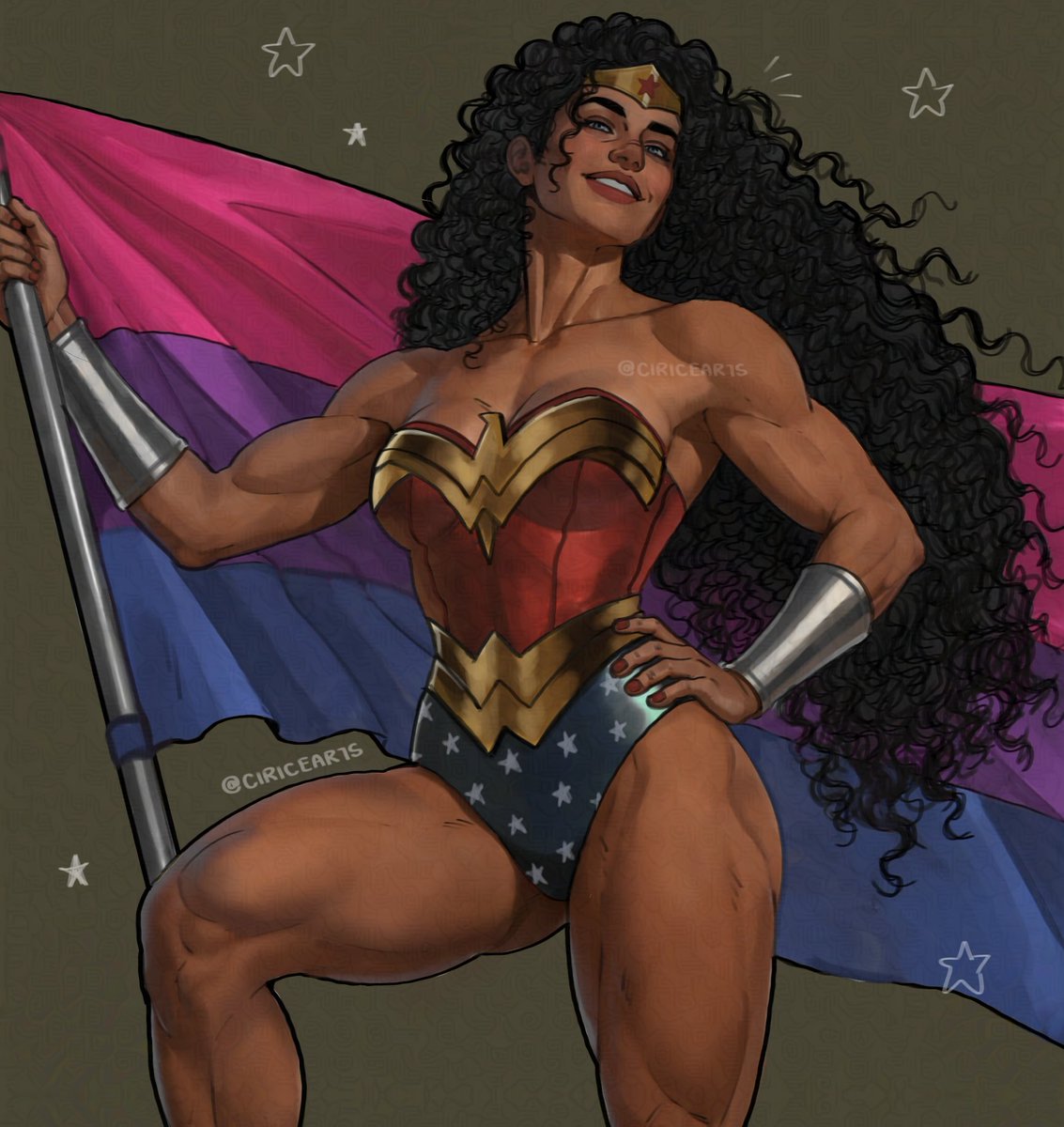 ciricearts's tweet photo. yesss my bi queen #wonderwoman https://t.co/RLqg07Lf4A