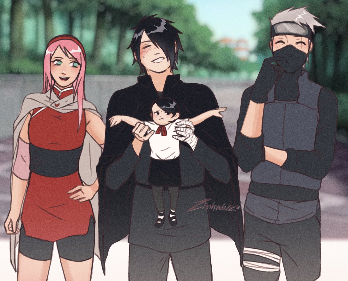zinhawz's tweet photo. Ok, aqui a versão Naruto da mãe, do pai e do tio da bebê 😭
#NARUTO https://t.co/iIyYXJI7Jq