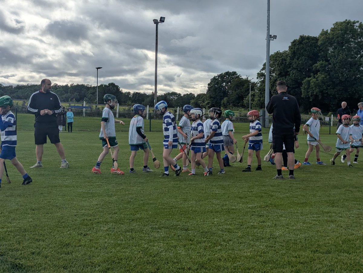 WaterfordGAACG's tweet photo. #GamesProgramme26 ⚪️🔵 continued across the #Dèise this evening with the latest series of @GoGamesGAA Blitzes at Under-9 Hurling level, brilliant energy, enthusiasm, skill, FUN, participation and enjoyment at the various venues, well done to everyone who played their part ✅️🏑 https://t.co/vxFLJ2fXad
