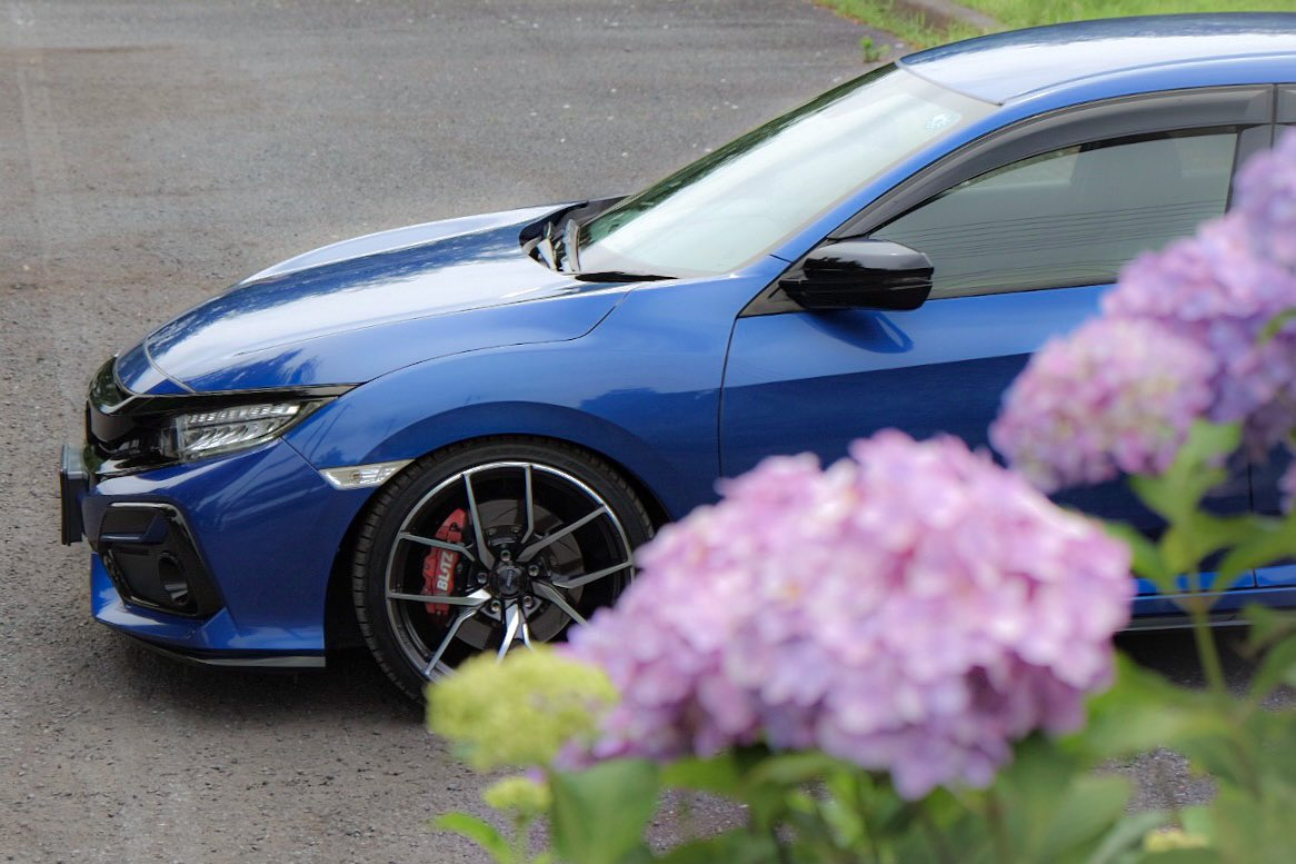 ken_GT2's tweet photo. フリードと紫陽花の写真が撮れてないので、シビックと紫陽花の写真を見て癒されてた。やっぱシビック格好良過ぎた。 https://t.co/ZTJIajU9l5