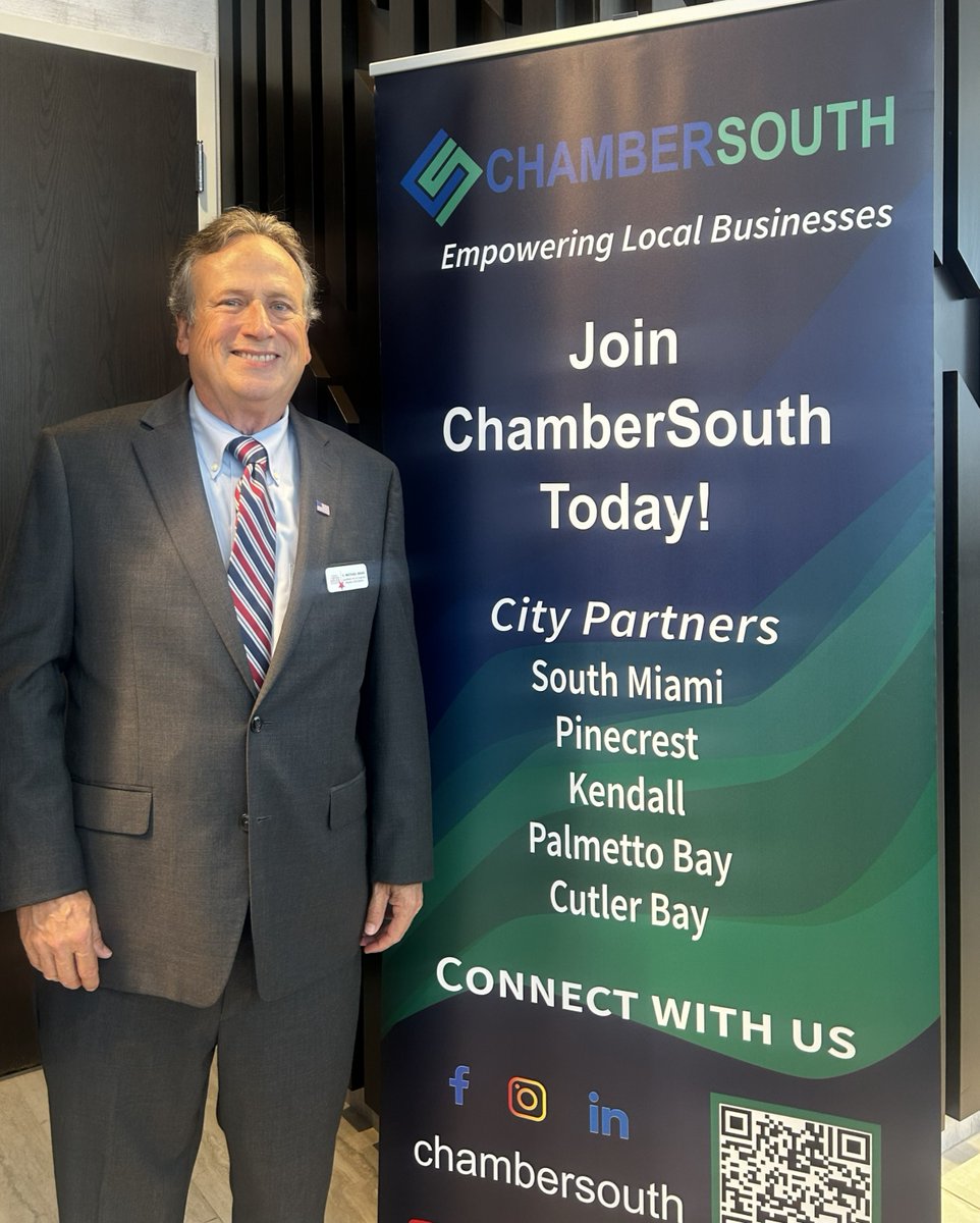 Arias4Congress's tweet photo. South Florida needs more conversations like today's @ChamberSOUTH Legislative Update covering property taxes, transportation, Tri-Rail, and making sure Miami-Dade gets its fair share. Grateful to listen, learn, and engage with so many dedicated leaders.
#FL27 #MiamiDade https://t.co/EeDZoHCPTZ