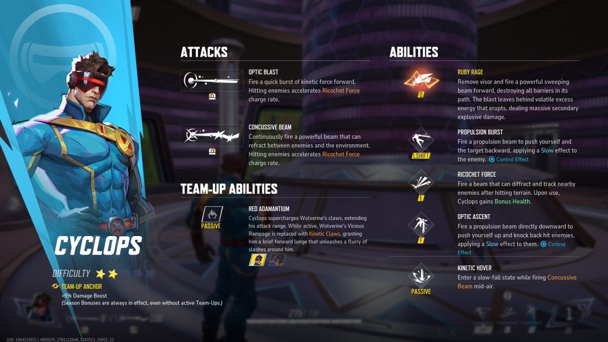 RivalsAssembled's tweet photo. ‼️ALL OF CYCLOPS ABILITIES REVEALED https://t.co/HW7eO3dZqs
