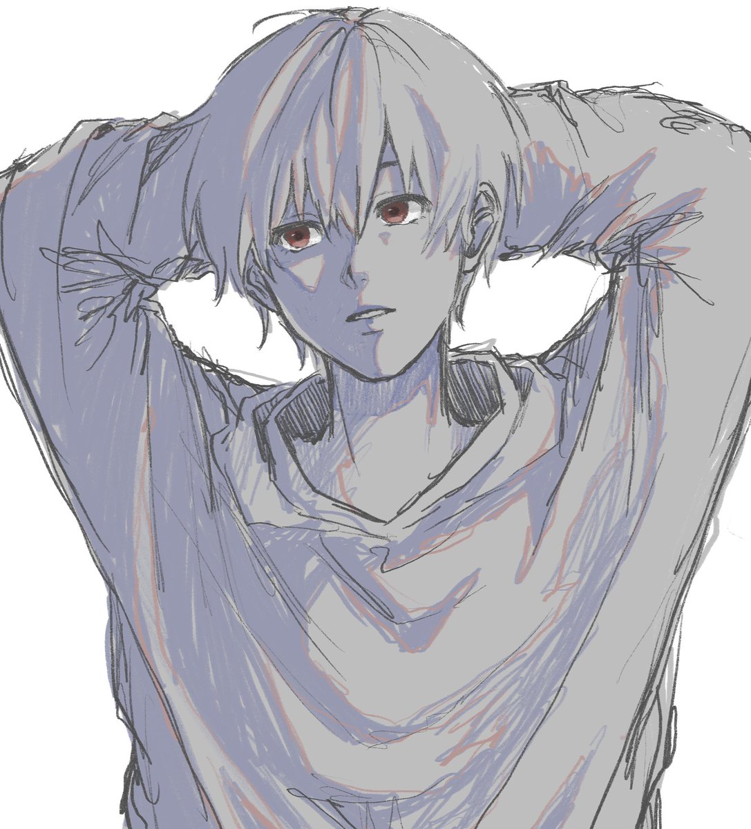 shedaLLLLL's tweet photo. 朝の落書き〜久々に絵描いた https://t.co/0mUptTGVaT
