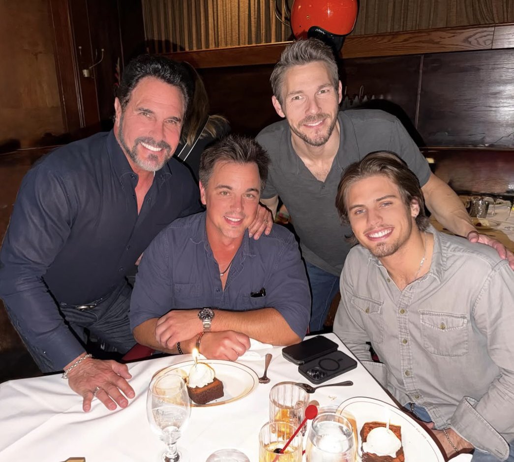 sjohnson7233's tweet photo. Spencer Men ❤️‍🔥

&amp; they’re even color coordinated 🥹

📸: #BoldandBeautiful TV IG https://t.co/TMmUM1G3nj