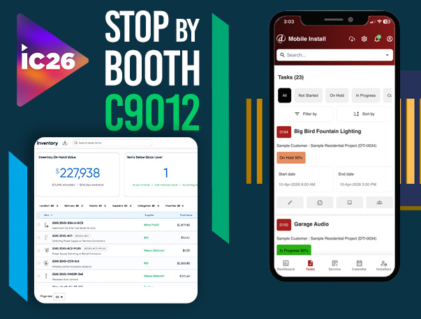 DTools's tweet photo. #InfoComm2026 is ONE week away — find us at Booth C9012 in Las Vegas!

We're showcasing AI-powered enhancements, Inventory Asset Management, Multi-User Project Editing, and more.

🎯 Plinko Giveaway: $6,400+ in prizes — June 18 at 3 PM
🍿 Happy Hour: June 18, 2–5 PM https://t.co/iR1U02SU7d