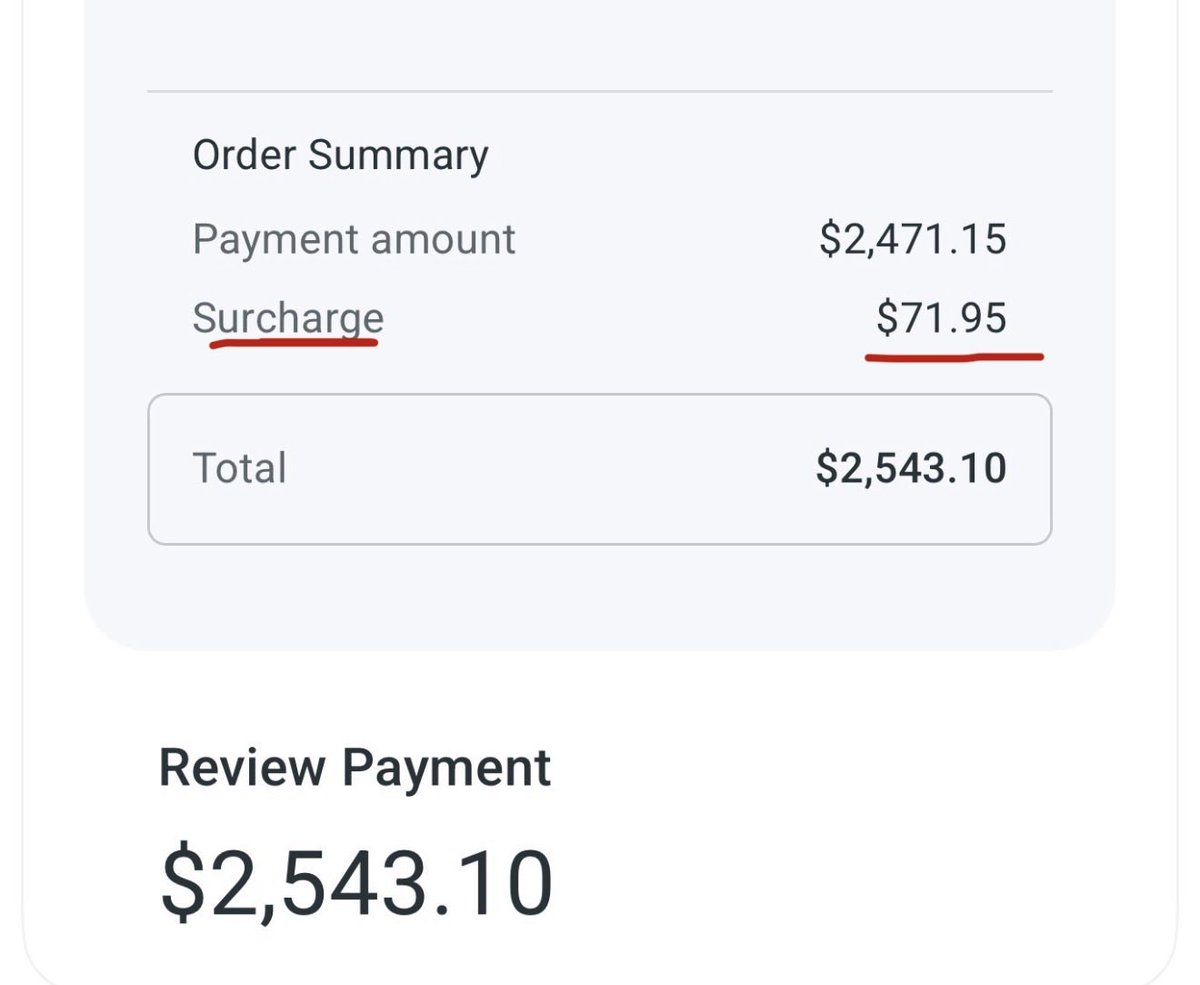 KustomEdits's tweet photo. Supporting the Flexa Network $AMP

Because that $71.95 surcharge you’re staring at is exactly what a better payments system eliminates. https://t.co/WqX3oB4gHE