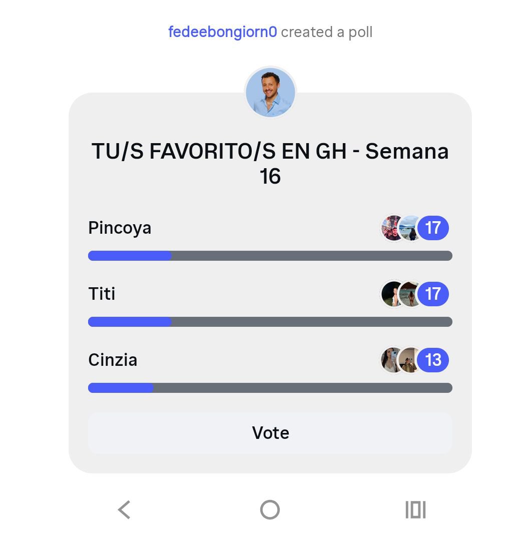 BlissedRtu's tweet photo. VOTEN POR SOL EN LA ENCUESTA DE FEFE EN IG 

#GranHermano https://t.co/inFOjWQmCD