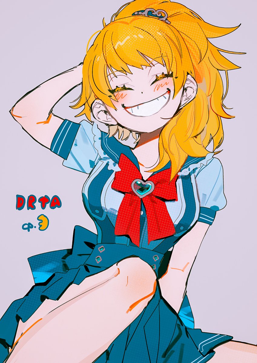 「#DRTA ずっと面白くてすごい 黄々奈ちゃん 最新話ネタバレ差分→」|ネズのイラスト