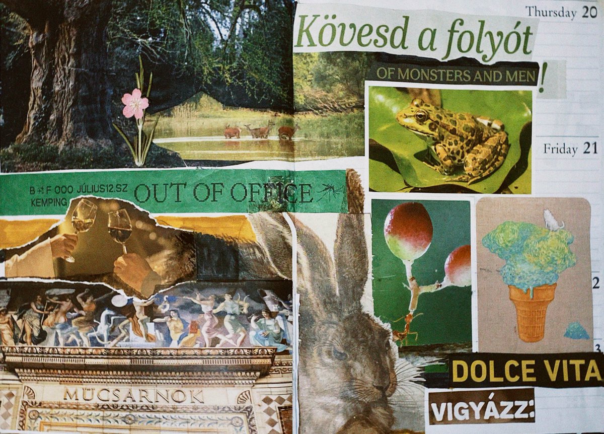 FrerePrince's tweet photo. some recent collages from my journal #collage #magyarművész #artistsofx https://t.co/kDWlnQ5fIY