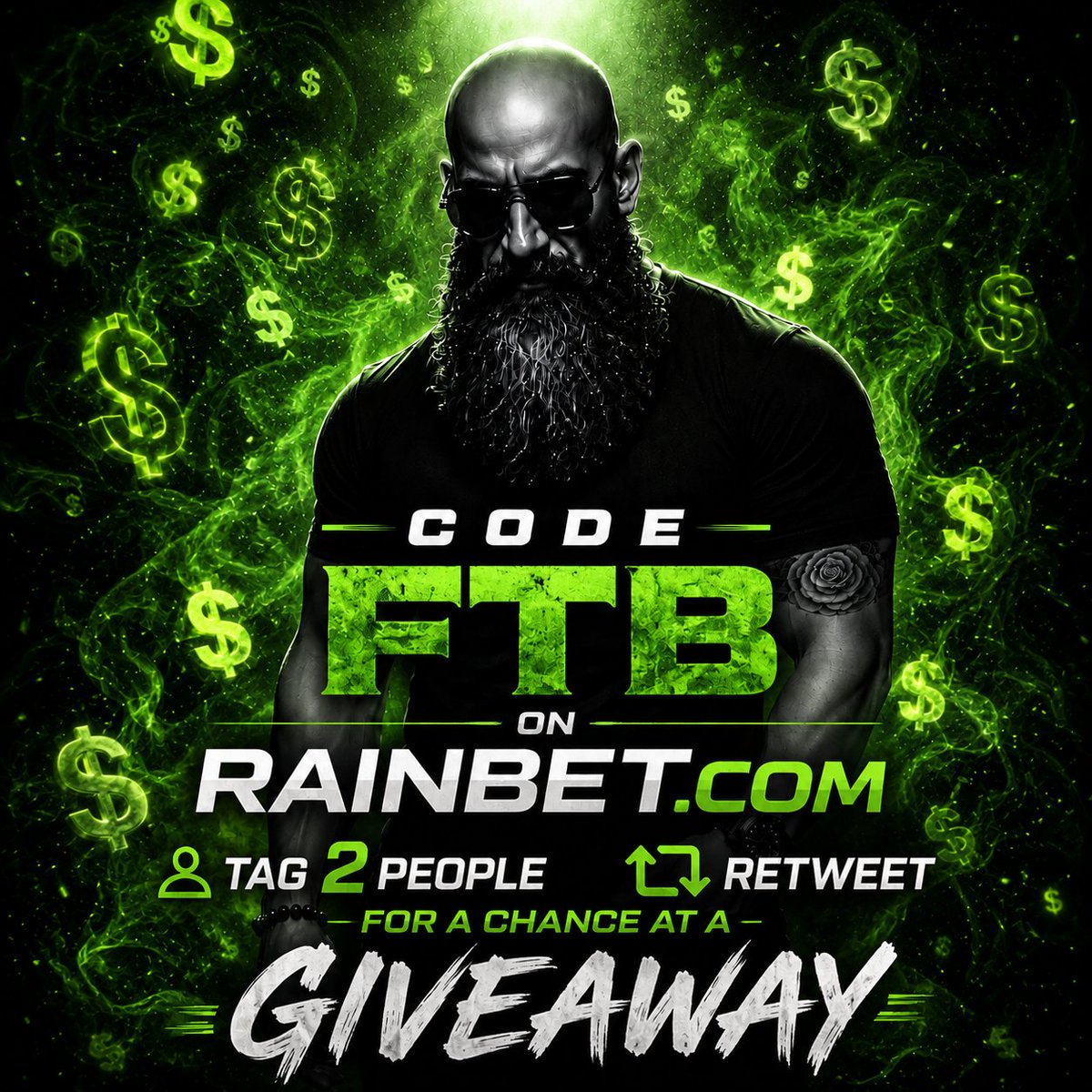 Mike_Shamon's tweet photo. Live on @kick FEARTHEBEARDD spinning slots on the Best CASINO @rainbetcom TAG 2 PEOPLE and RETWEET FOR A CHANCE AT A GIVEAWAY! Picking 2 RANDOM Winners! Lets RIDE!!!! https://t.co/7RzxWfSFlj
