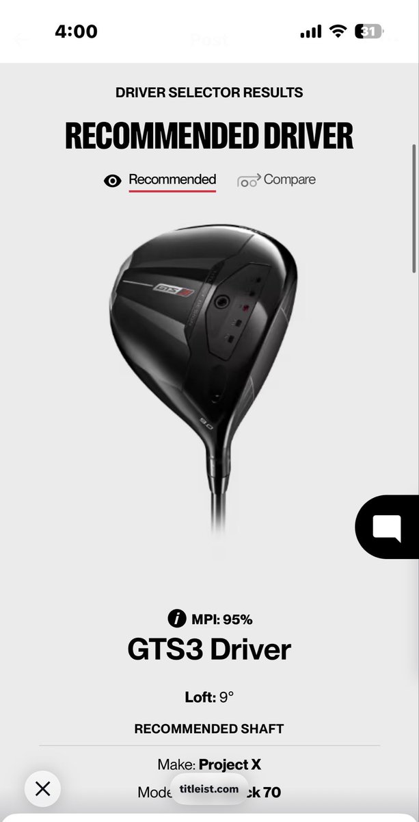 jonmac03's tweet photo. @Mike_kim714 @Titleist Gts3 https://t.co/UCjqGqt81g
