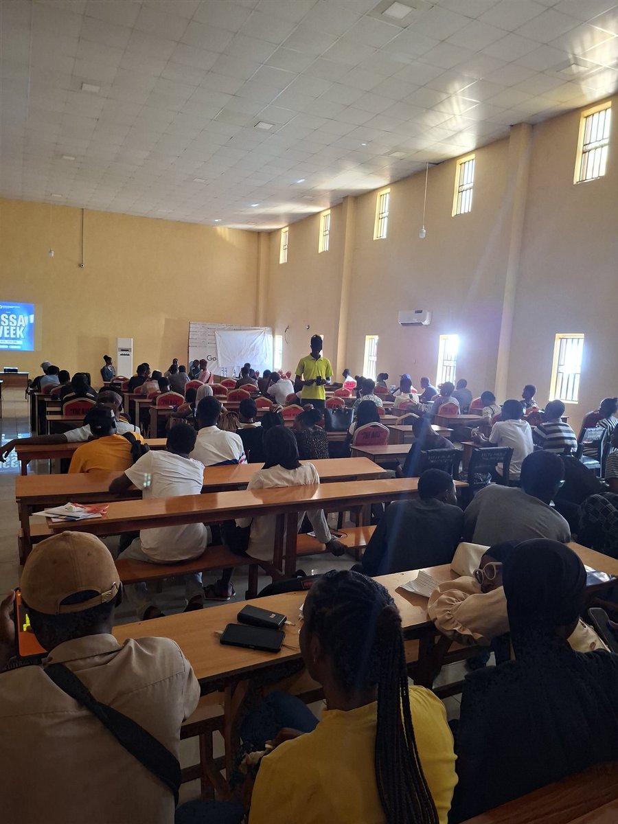 INSSA_LAUTECH's tweet photo. Day 1 of INSSA WEEK! 🔥*
Big thanks for the inspiring Learn &amp; Innovate session. Shoutout to our speakers, facilitators &amp; all participants! 💙

Day 2 (Corporate &amp; Recognition Day) tomorrow at FCI Hall by 10:00am! CV Building, Alumni Talk, Awards &amp; more.

See you there! 
#INSSAWeek https://t.co/VstikTk3X8