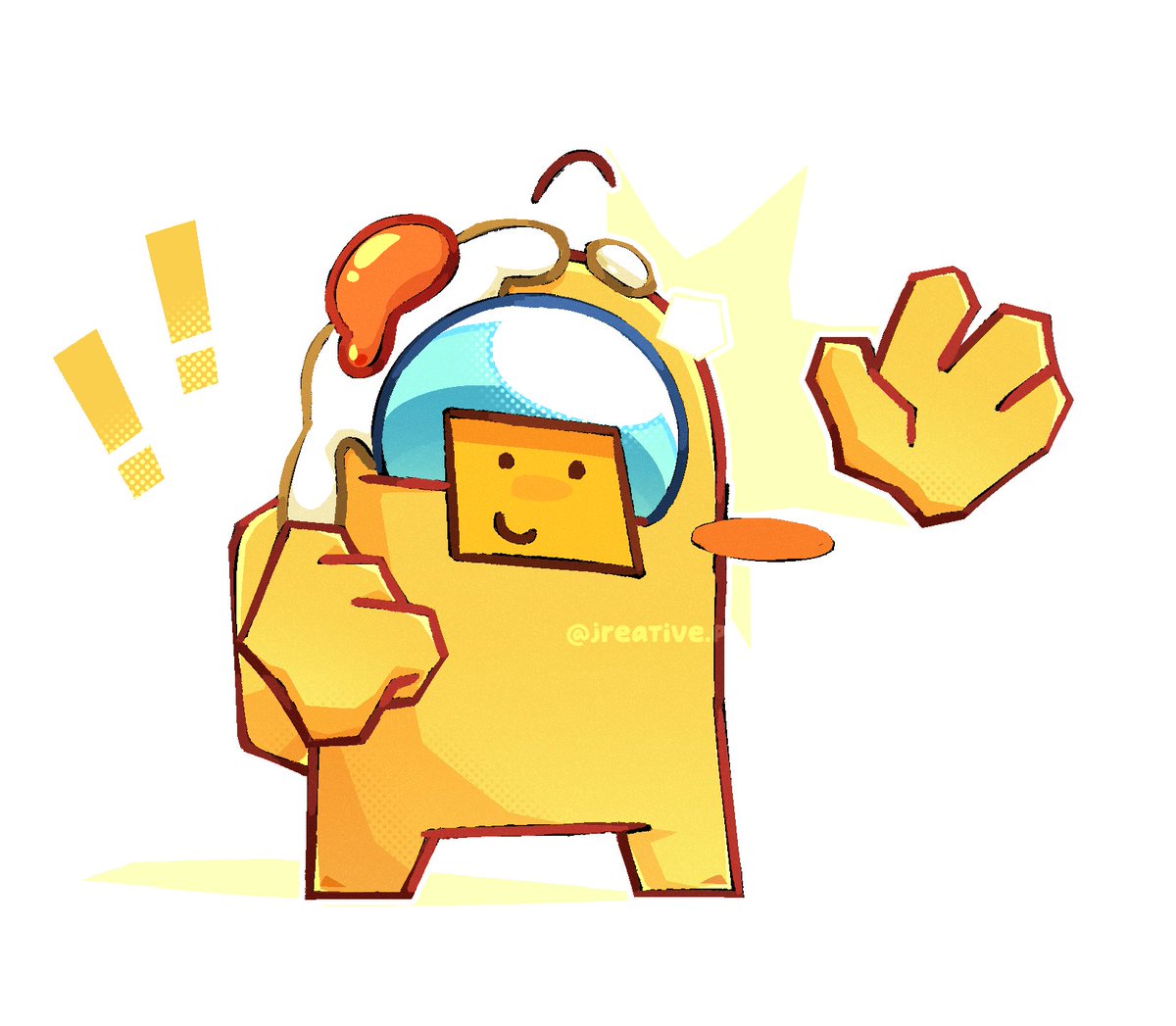 jreative's tweet photo. Thought this guy was cute
(@sodafizzin)

#amongus #amongusart https://t.co/6R1Ny603PT