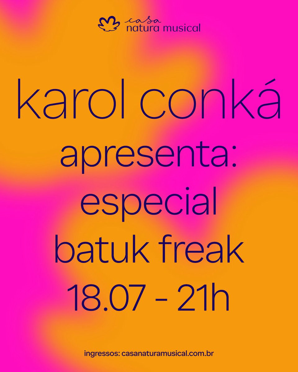 karolconka's tweet photo. atendendo a pedidos, temos um encontro marcado, nação batuk freak https://t.co/7huigqHyYw
