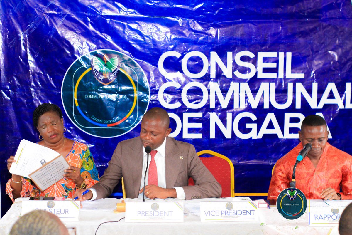 CCdeNgaba's tweet photo. @CCdeNgaba 
Ce mercredi 10 juin 2026, a tenu une séance plénière consacrée au contrôle parlementaire avec l’audition du mandataire, du comptable et de l’ordonnateur délégué. Des recommandations ont été formulées pour renforcer la transparence et améliorer la gestion de la commune https://t.co/NZJyBFuNni