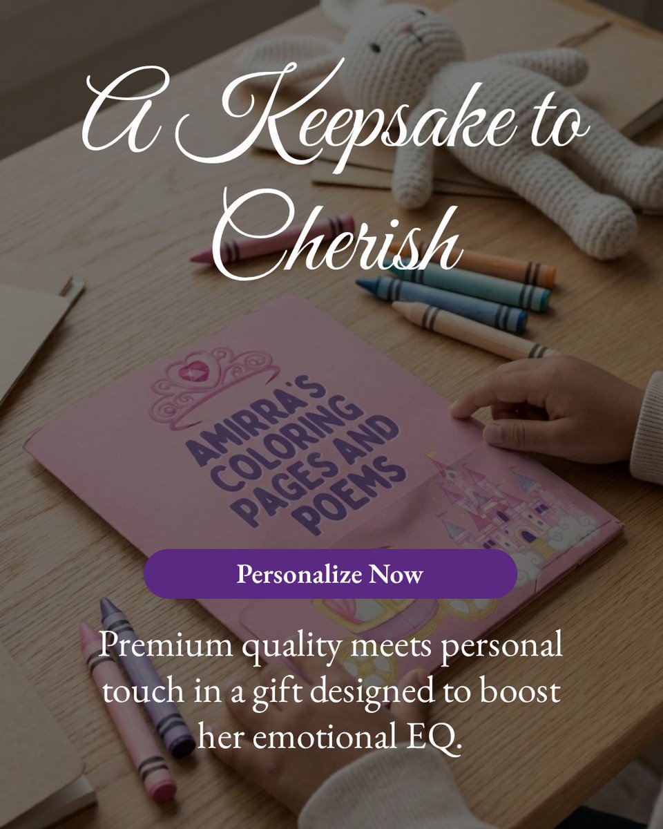 sharmehs's tweet photo. Every child deserves to feel seen. ✨

Introducing @PetalAndPageCo — personalized coloring pages, poems, rhymes &amp; milestone gifts made just for your little one.

Their name. Their story. Their keepsake. 🌸

Shop now → https://t.co/cH1BG0rNCT

#PersonalizedGifts #KidsKeepsakes https://t.co/TXXkGmulD6
