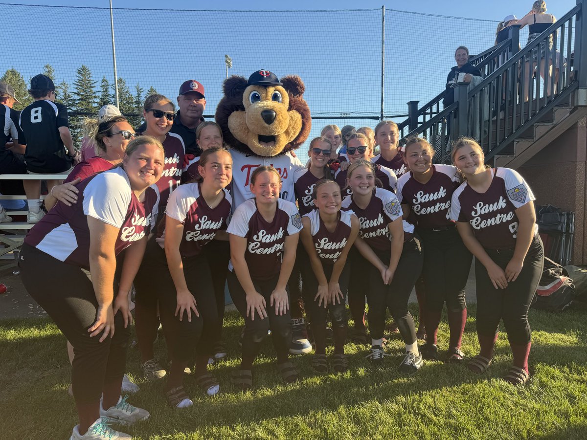 SCSball's tweet photo. Honored to be part of the Fox 9 town ball tour playing Albany in legion softball!  Won both games  and enjoyed a beautiful evening!  Thanks Farming Flames @FOX9 @Flames_Farming https://t.co/x9NRdUVhbY