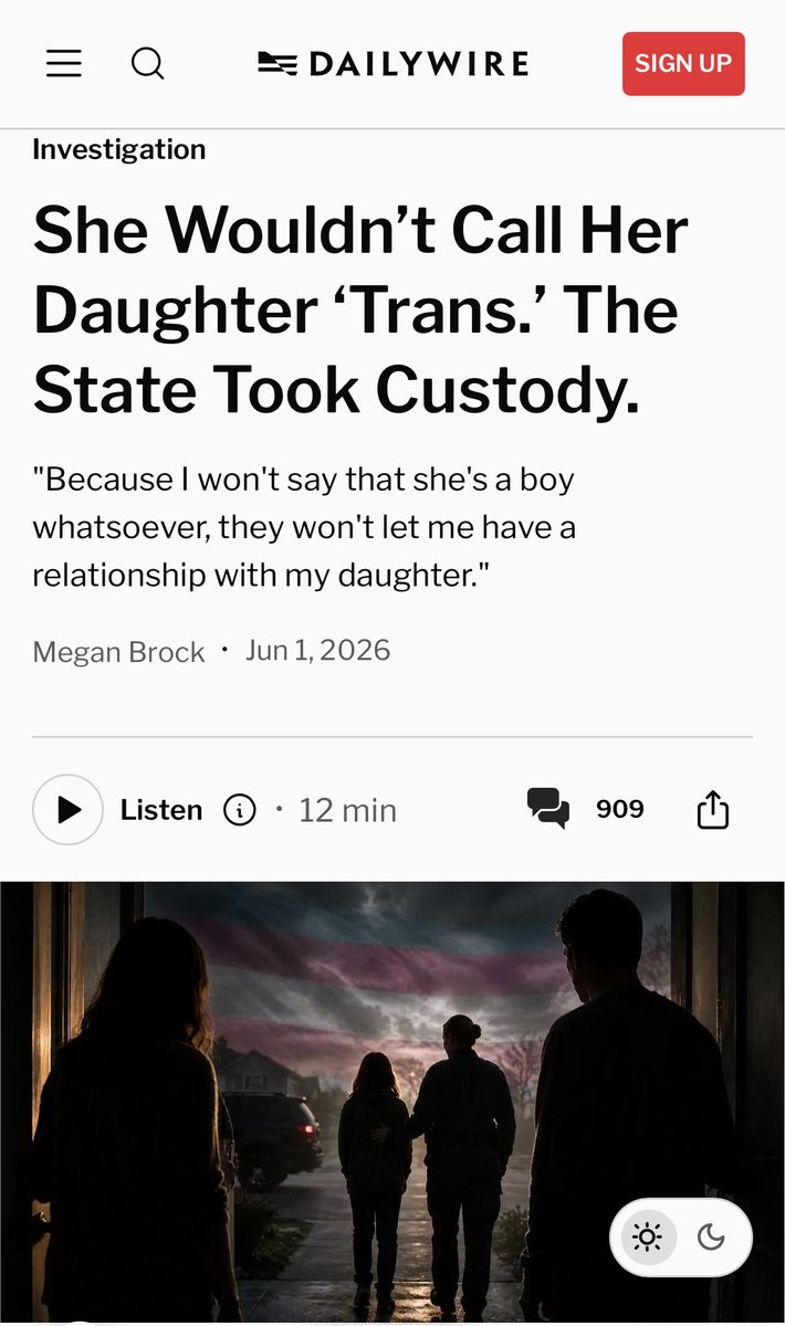 MegEBrock's tweet photo. This data isn’t just shocking—it has real, devastating consequences for kids and families.

Last week, @realDailyWire published this story about an Oregon mom who lost custody of her child for refusing to affirm her transgender identity. https://t.co/PKMvFKmFTI