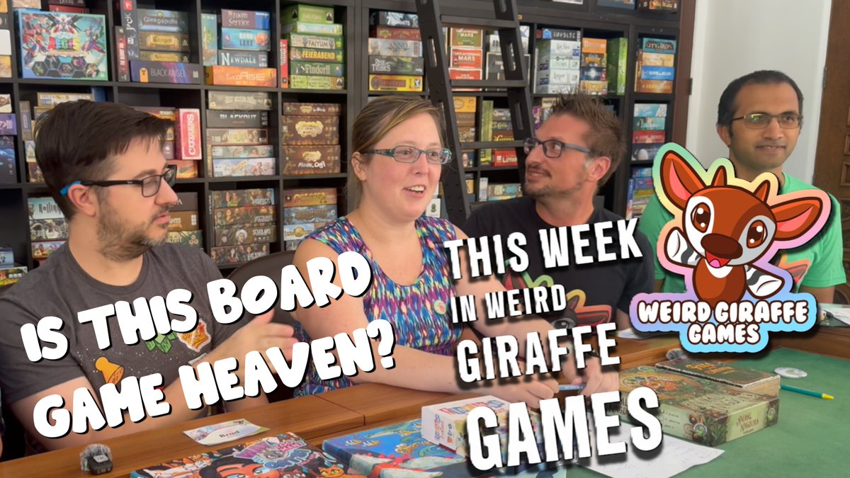 WeirdGiraffes's tweet photo. New This Week in Weird Giraffe Games is out!  OK IT'S BEEN MORE THAN A WEEK since the last one...but maybe we're back for real?
Youtube: https://t.co/3iC7lFL0F3
Spotify: https://t.co/25gUTRZUB1...
Apple Podcasts: https://t.co/Ktixh3bdtJ https://t.co/O6UaB43MHl