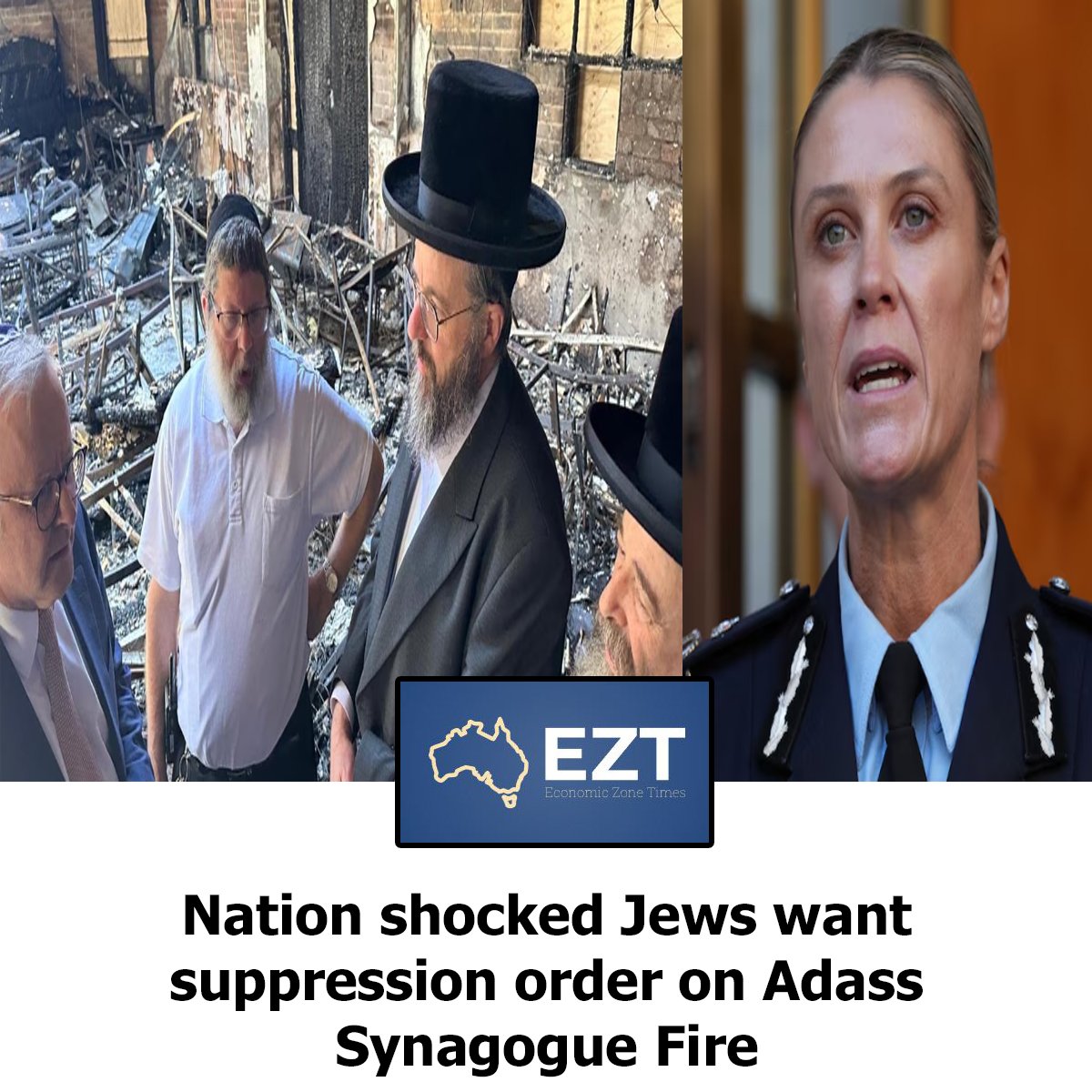 fredcuy1's tweet photo. Occupied!
Australia 🇦🇺 authorities conspire to cover-up hoax antisemitism hate crimes to enforce draconian laws in the country on the innocent population. Every politician is complicit to it as they were with Covid19 hoax to force dangerous vaccine 💉 on a unsuspecting public. https://t.co/vvpKXJO5ap