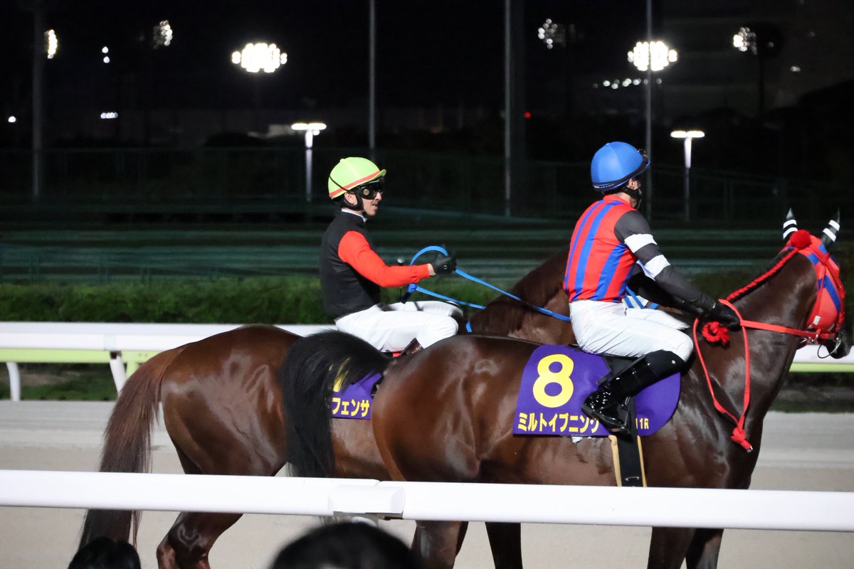 Air_1239's tweet photo. 2026.06 11R 2,000m
農林水産大臣賞典（指定交流）
第72回 東京ダービー（JpnI）
ミルトイブニング🐎
(Team HUK👍)
#大井競馬場
#廣瀬航 騎手
#タイセイレジェンド 
#HUK https://t.co/CO6qJlkmdF