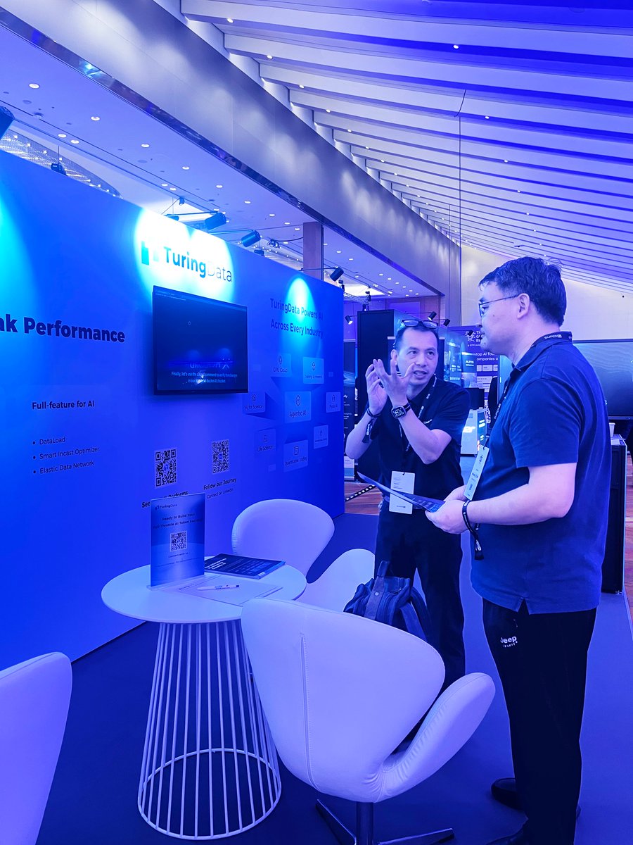 TuringData_IO's tweet photo. 🔥 Final day of #SuperAI2026. Make it count.
Come find us at Booth PB16 to talk AI data infrastructure, inference at scale, agent systems, and yes — a small surprise for visitors. 👋
📍 Booth PB16 | Sands Expo &amp; Convention Centre
#TokenEconomics #AIInfrastructure #TuringData https://t.co/PC7bRm8s2k