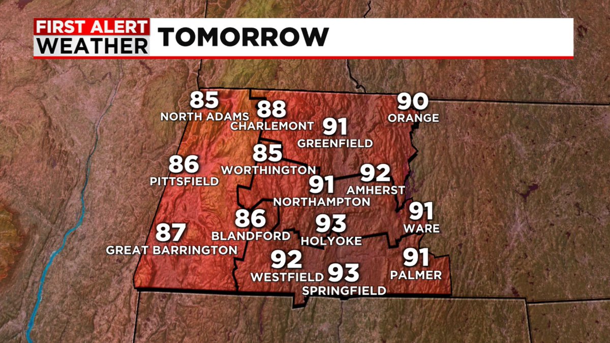 dbrownweather's tweet photo. The excessive heat and humidity starts Thursday. https://t.co/OPoxoR3shq