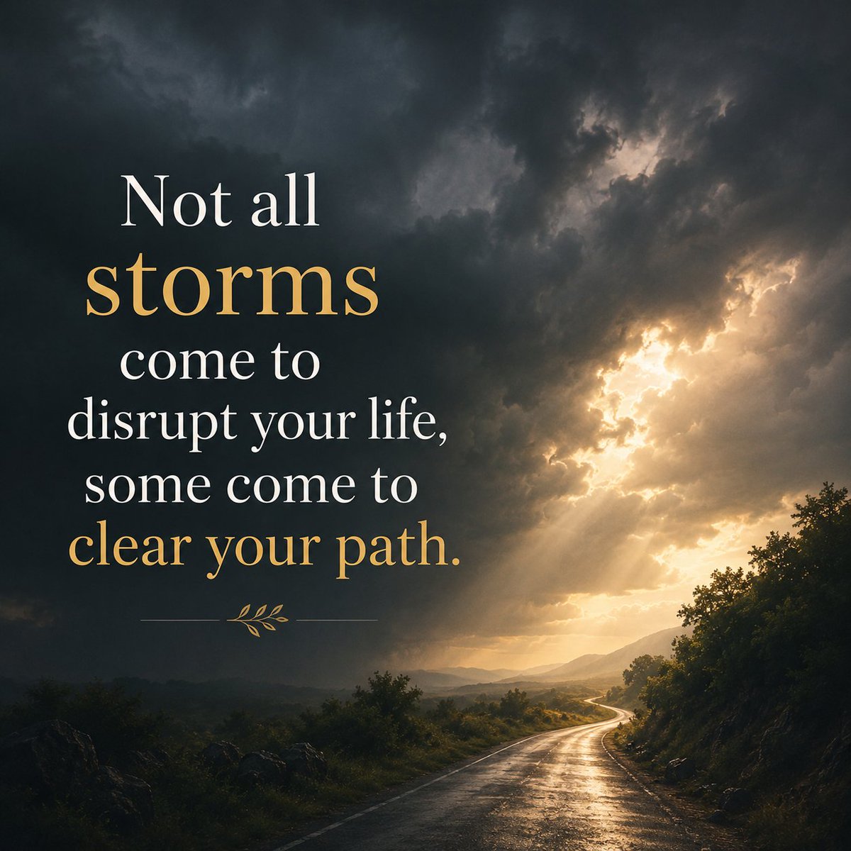 bkitwing's tweet photo. Not every storm arrives to create chaos. Some winds remove obstacles, reveal direction &amp; open space for new possibilities. Challenges often carry hidden purpose, clearing the way for growth, clarity &amp; inner strength. 

#bkitwing #rerf #brahmakumaris #PositiveThinking #LifeLessons https://t.co/16YYaj9410