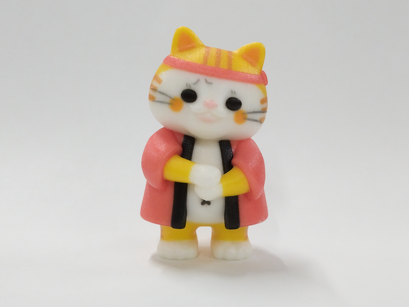 printplus_shop's tweet photo. こんプラス！
赤木印刷株式会社様のキャラクター「ちゃたろう」の3Dフィギュアをご紹介します🐱

半被とはちまきを身にまとった姿に、なんとも言えない表情がとても可愛らしいキャラクターです🐾

イラストの魅力を大切にしながら、立体ならではの存在感をプラスしています✨
#3Dプリント https://t.co/9kYdK3MM5s