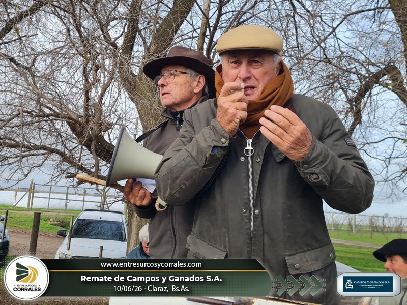 EntreSyC's tweet photo. 10-06-26 – Fotos del remate de Campos y Ganados S.A. en Claraz, https://t.co/sLMhhrtG9v. – Ingresá a:
https://t.co/afJ8lPqGq0 https://t.co/I22oIGpOzx