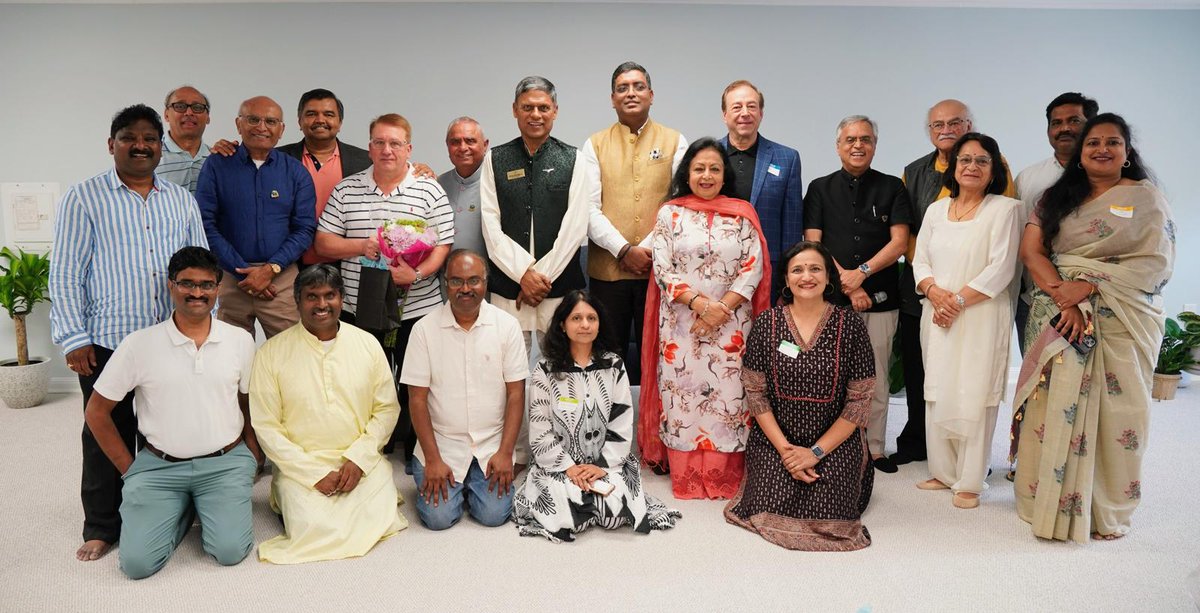 heartfulnessatl's tweet photo. A Center of Light for Atlanta! On June 7 we dedicated the new Heartfulness Meditation Center in Forsyth County, joined by @CGI_Atlanta Consul General Shri Ramesh Babu Lakshmanan, https://t.co/0niiVJvOIY