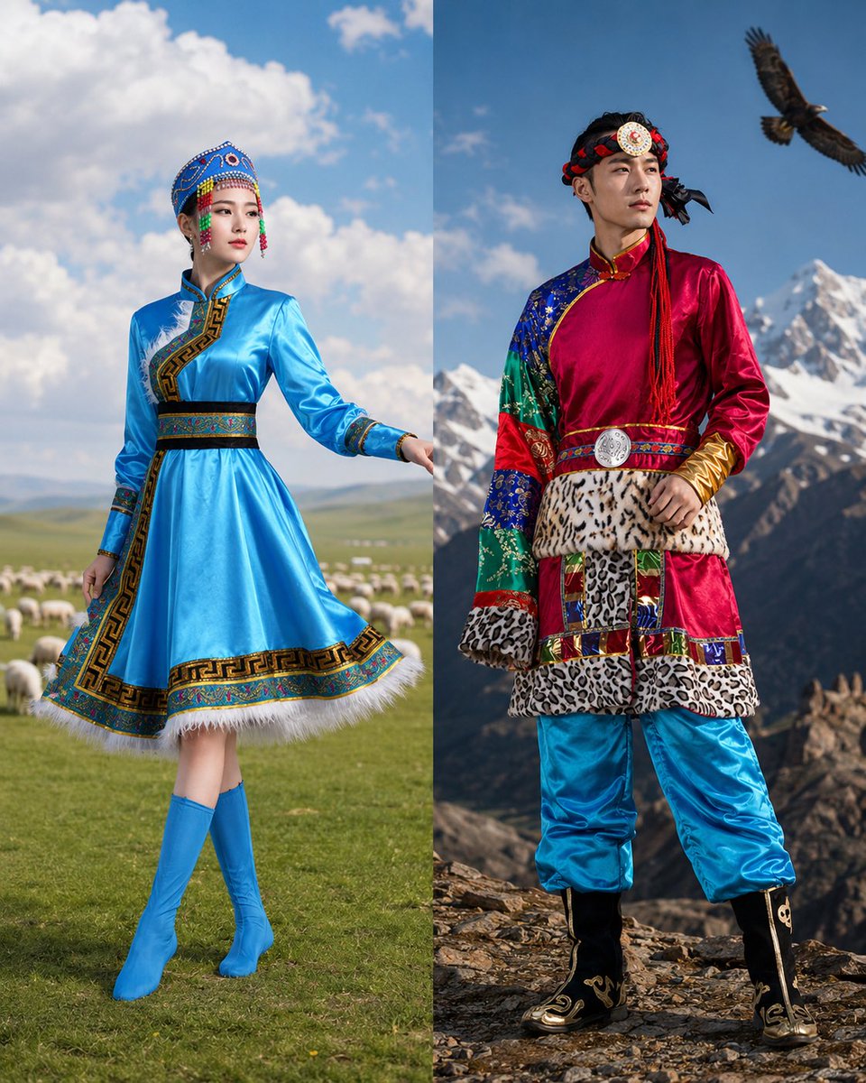 Mongolian Traditional Fashion Editorial