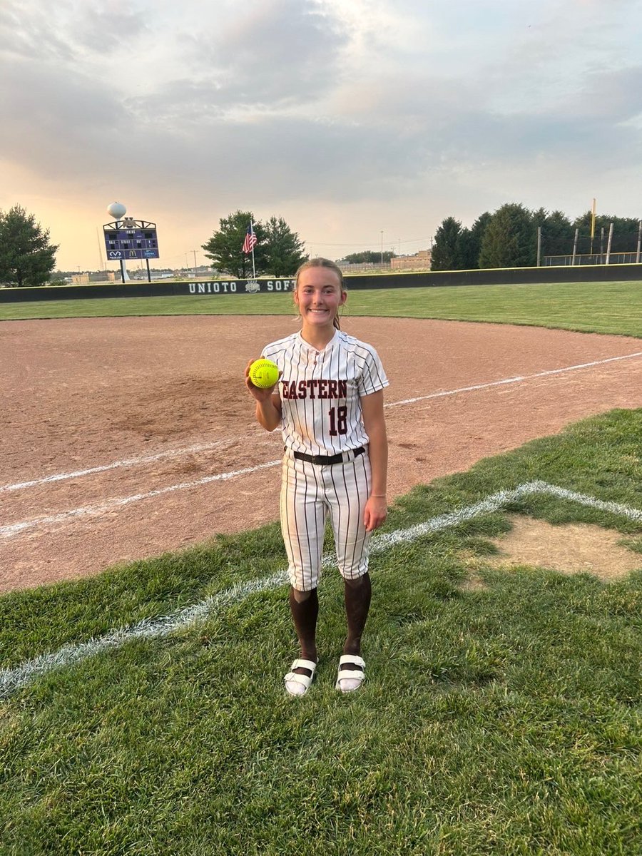 BapstKenleigh's tweet photo. I’m so glad I was selected to play in the All-district all star game on Tuesday! 

I also want to say thank you to @SOSAOhio for inviting me to participate in the SOSA all star game tonight where I was 2/3 with a 💣! https://t.co/CMVL7MzhWO