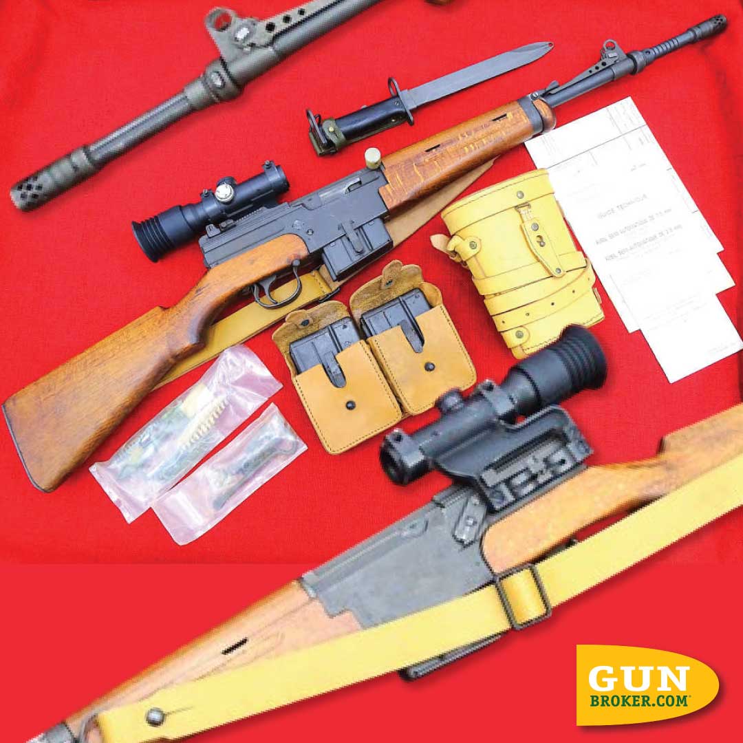 GunBroker's tweet photo. #ColdWarWednesday: MAS 49/56 Sniper โ 7.5x54mm French
๐ See it via link in bio: https://t.co/BQauhLK2uP
A Cold War classic. The French MAS 49/56 Sniper combined semi-auto firepower with designated marksman precision, making it one of the most distinctive military rifles of its era.
A unique addition to any military surplus collection.
#ColdWarWednesday #MilSurp #Gunsdaily #GunBroker