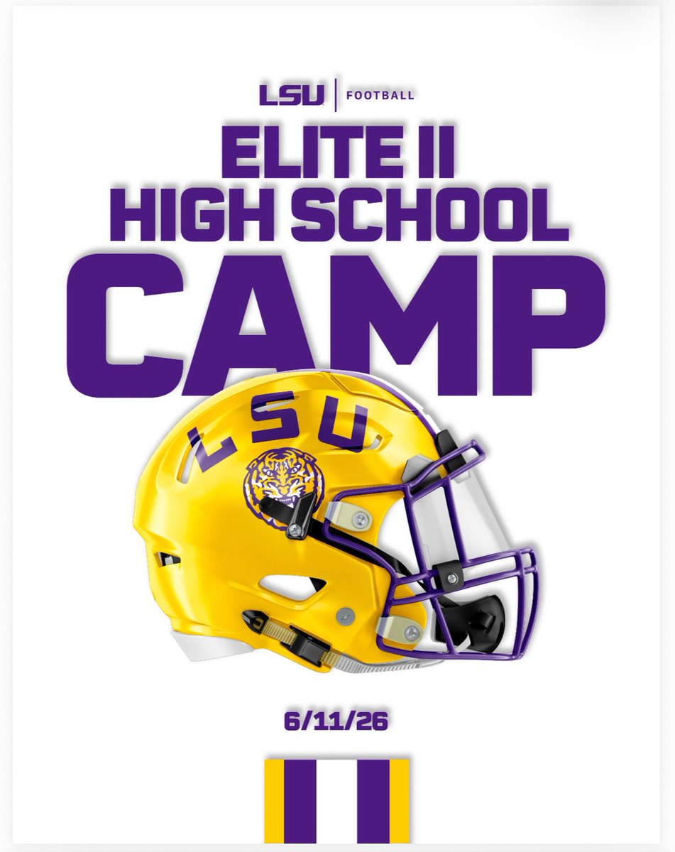 Gavinjacks63623's tweet photo. Hyped to compete at @LSUfootball tomorrow!!!
@CoachGMcDonald @Lane_Kiffin  @leemunn87 @coachwetzel_ @drobalwayzopen @G5JeffMartin https://t.co/wRFpaX3SF3